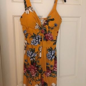 Yellow Floral Dress